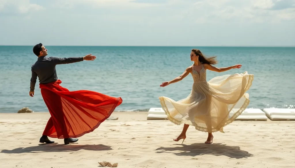 marco vargas y chloe brule en la poesia en movimiento